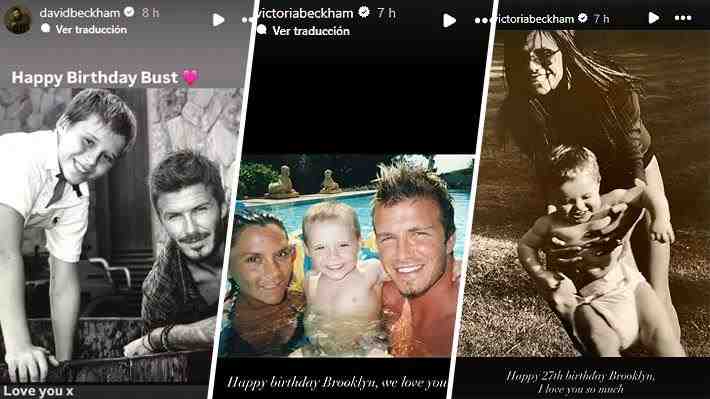 En pleno conflicto familiar, David y Victoria Beckham saludan a su hijo Brooklyn por su cumpleaños: "Te amamos"