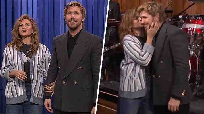 Video | Ryan Gosling y Eva Mendes sorprenden y se muestran juntos en público por primera vez en más de 10 años