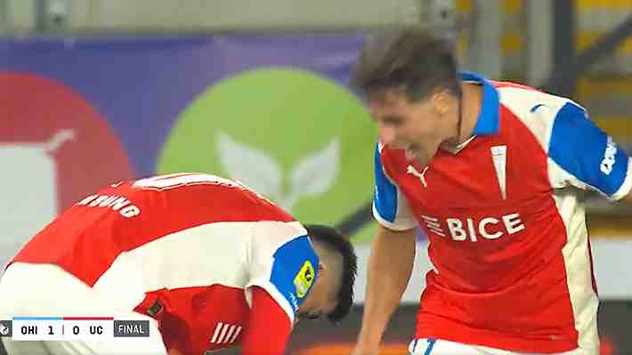 Empujón y cabezazo: El fuerte cruce entre Matías Palavecino y Clemente Montes en la derrota de la UC ante O'Higgins