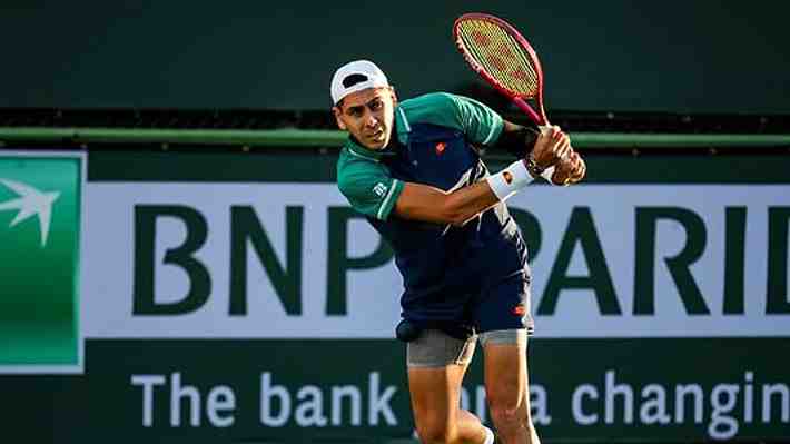 Alejandro Tabilo no pudo con la categoría de Daniil Medvedev y se despidió en segunda ronda de Indian Wells