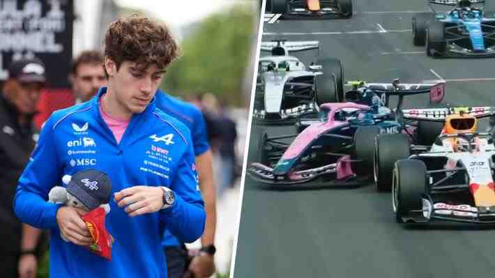 F-1: La impresionante maniobra de Franco Colapinto en la largada del GP de Australia y que evitó un grave accidente