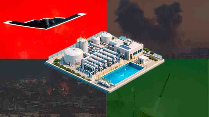 Por qué el agua emerge como nuevo posible blanco en la guerra de Medio Oriente