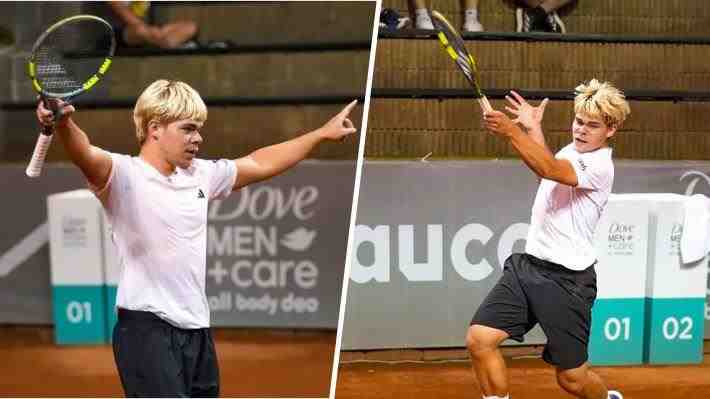 Diego Dedura-Palomero, el chileno-alemán de 17 años que deslumbra en el Challenger de Santiago y que dio luces sobre a quién representará