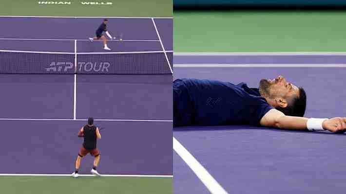 Video: El extraordinario puntazo con que Novak Djokovic se lució frente a Jack Draper en Indian Wells