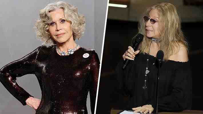 Jane Fonda se queja por homenaje de Barbra Streisand a Robert Redford en los Oscar