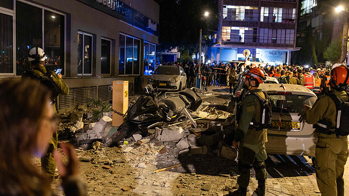 Irán ataca Tel Aviv en respuesta por muerte de su jefe de seguridad: Reportan dos muertos