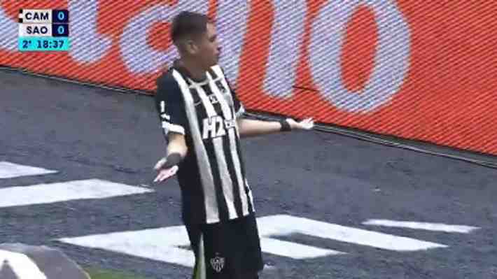 Revisa el gol con que Iván Román le dio la victoria al Atlético Mineiro frente al Sao Paulo por el Brasileirao