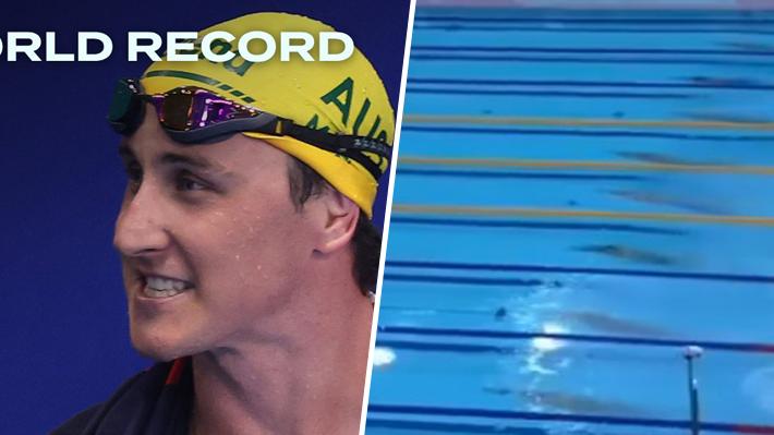 "Una carrera rápida como el rayo": El nadador Cameron McEvoy se lució al batir récord mundial de los 50 metros libres