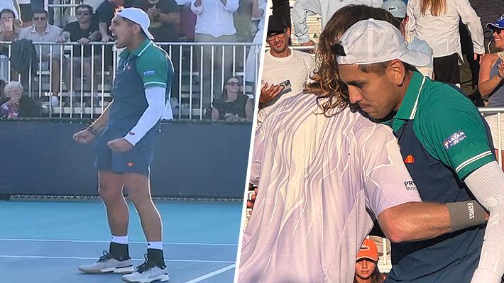 Espectacular Alejandro Tabilo: Venció al ruso Andrey Rublev, ex cinco del mundo, y pasó a tercera ronda del Masters 1.000 de Miami