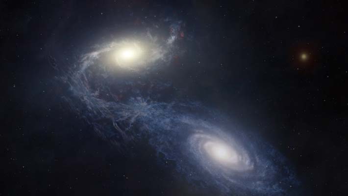 Desde el desierto de Atacama: Astrónomos reconstruyen por primera vez la historia de una galaxia con "arqueología espacial"