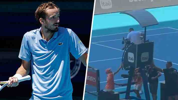 Otra tremenda sorpresa en Miami: Ahora se va eliminado Daniil Medvedev