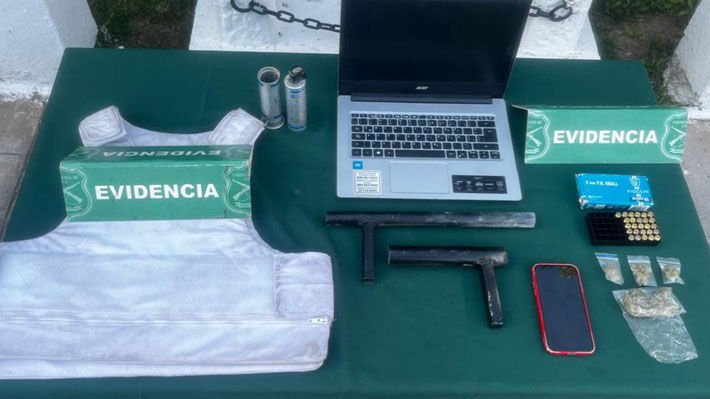 Detienen a estudiante de 16 años del INBA portando una escopeta artesanal