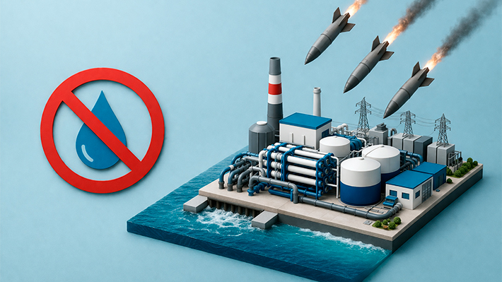 Desaladoras del Golfo en peligro: La guerra abre un nuevo frente que amenaza al suministro de agua