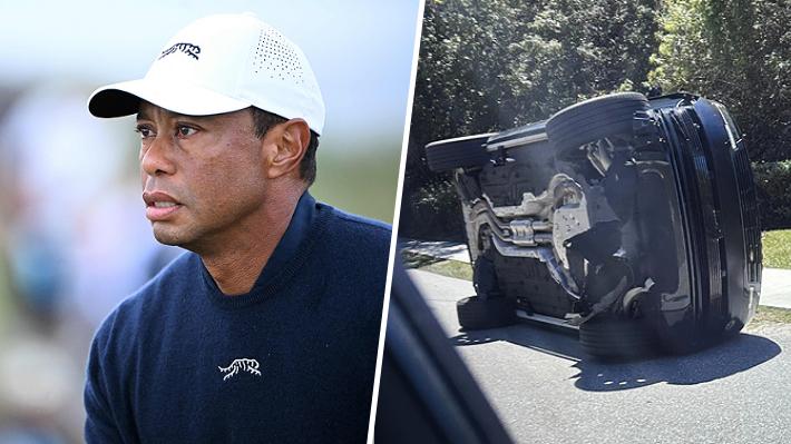 Tiger Woods es detenido tras accidente y lo acusan de conducir bajo efecto de sustancias