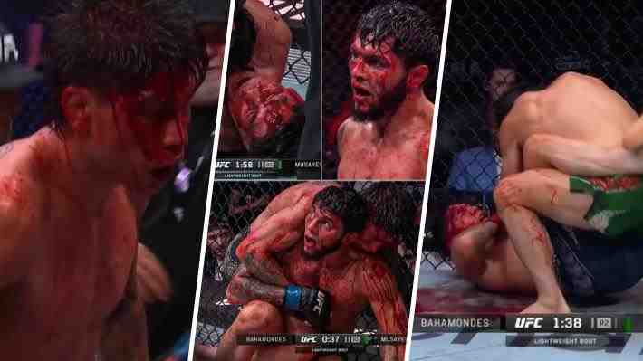 "Salvaje pelea", "guerra sangrienta": Las reacciones a la pelea de "La Jaula" Bahamondes en la UFC y las imágenes más impactantes