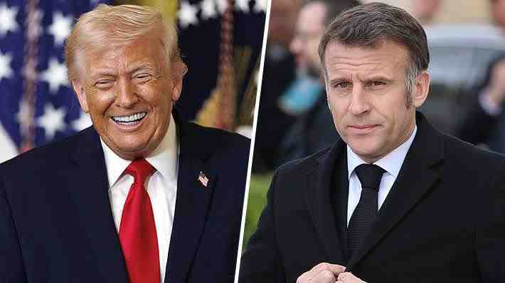 Donald Trump se burla de Emmanuel Macron y dice que su esposa lo trata mal: El presidente francés le respondió