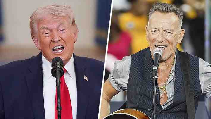 Trump llama a sus seguidores a boicotear conciertos de Bruce Springsteen: Calificó al cantante como "ciruela pasa reseca"