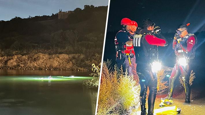 Bomberos realiza labores de búsqueda de hombre desaparecido en Lo Barnechea: Habría ingresado a un tranque