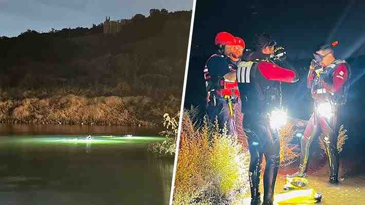 Bomberos realiza labores de búsqueda de hombre desaparecido en Lo Barnechea: Habría ingresado a un tranque