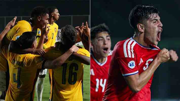 Ecuador lidera tras tremenda remontada... Así va el grupo de Chile en el Sudamericano Sub 17 y cuándo vuelve a jugar la "Roja"