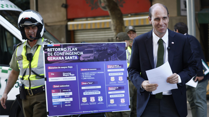 Semana Santa: Reportan 286 mil vehículos salidos de la RM, 96 detenidos y tres fallecidos en accidentes