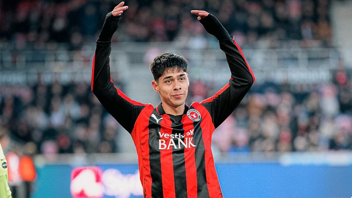 Mira el golazo con que Darío Osorio brilló en Dinamarca