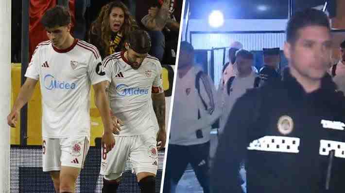 Máxima tensión en Sevilla: Jugadores son increpados y estalla la polémica... Mira las imágenes