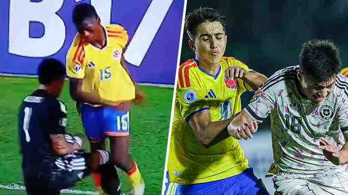 Chile perdió con Colombia por un penal insólito y se complica en el Sudamericano Sub 17
