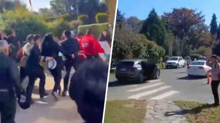 VIDEO Agreden a ministra de Ciencias en actividad en Valdivia: Le lanzaron agua tras visita a universidad