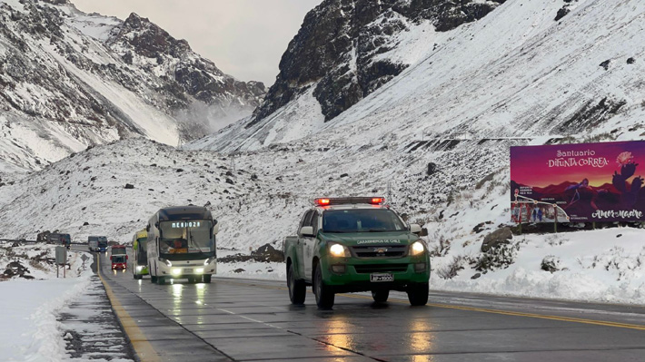 Paso Los Libertadores cerrará este viernes ante condiciones climáticas inestables en alta montaña