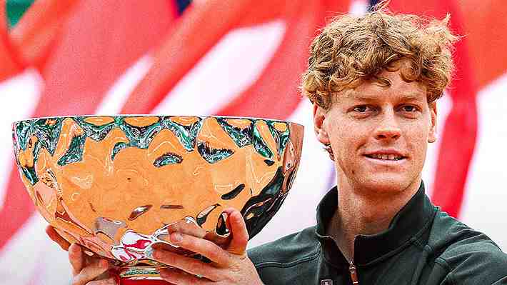 Tremendo Jannik Sinner: Venció a Carlos Alcaraz en la final del Masters de Montecarlo y le arrebató el n° del 1 del mundo