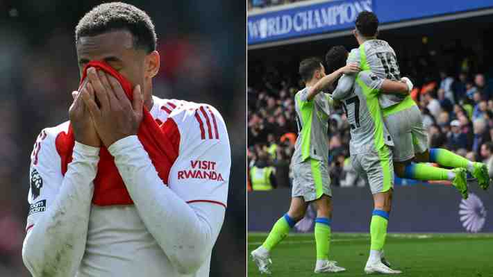 La increíble y dramática recta final en la Premier tras inesperada derrota del Arsenal y triunfazo del City