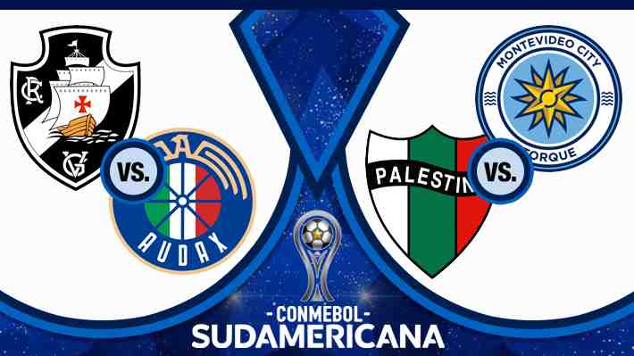 ¡En vivo! Audax logró histórico triunfo ante Vasco y Palestino cae con Montevideo City por la Sudamericana