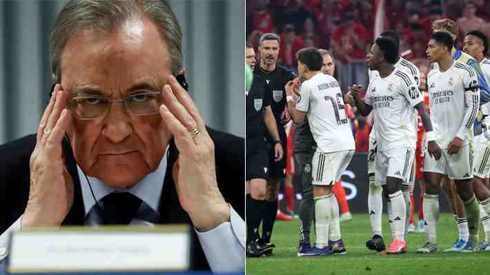 "Un fracaso intolerable": Revelan el feroz discurso de Florentino Pérez contra los jugadores del Madrid tras dramática eliminación deChampions