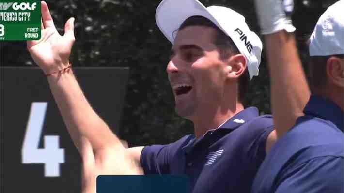 Mira el espectacular hoyo en uno de Joaquín Niemann y que provocó una ovación en el LIV Golf en México