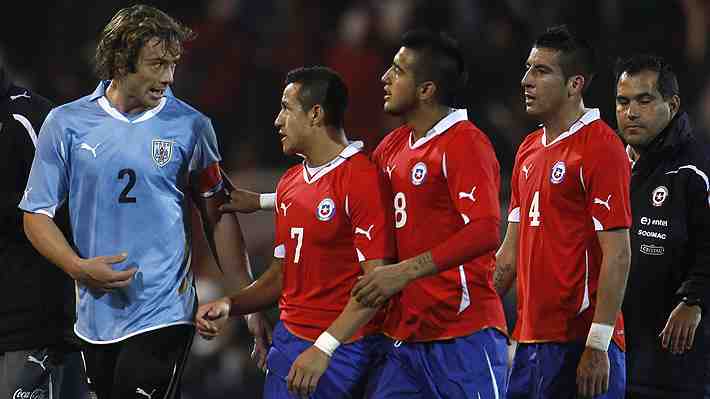 "No aguantamos a los chilenos": La sorprendente charla del histórico Diego Lugano con el presidente de Uruguay sobre Chile