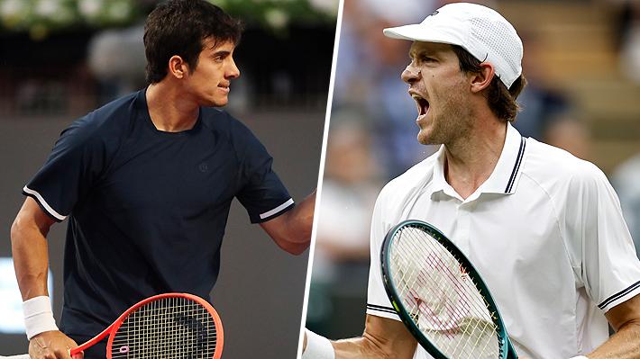 Cristian Garin y Nicolás Jarry chocarán en un clásico del tenis chileno en la qualy del Masters 1.000 de Madrid