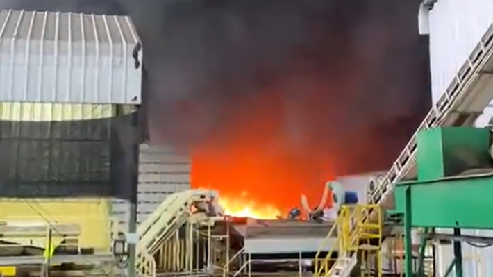 Gran incendio afecta a empresa de semillas en El Monte: Trabajadores fueron evacuados