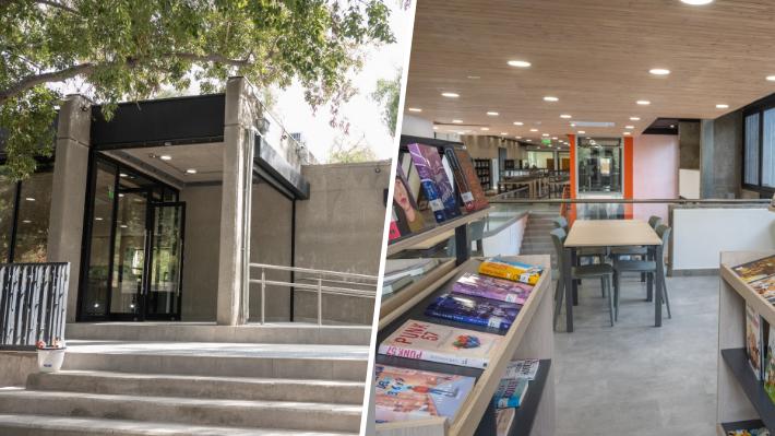 Inauguran obras de mejoramiento del café literario Balmaceda en Providencia: Las imágenes del antes y después