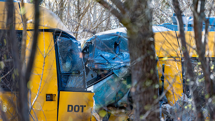 Fotos: Choque de trenes en Dinamarca deja al menos 18 heridos, cinco de ellos en estado crítico