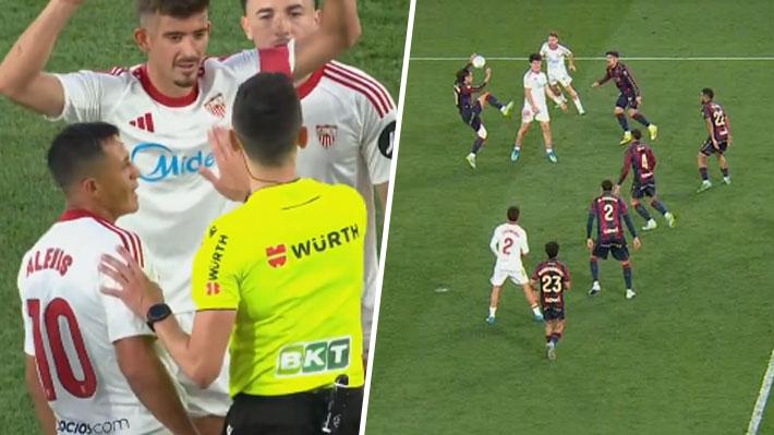 Alexis pidió explicaciones y su DT estaba "vuelto loco"... La polémica jugada en la derrota que complica aún más al Sevilla