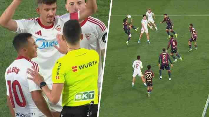 Alexis pidió explicaciones y su DT estaba "vuelto loco"... La polémica jugada en la derrota que complica aún más al Sevilla