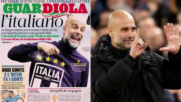 La llamativa portada que le dedicaron a Guardiola en Italia y las claves de la posible operación que remecería el fútbol