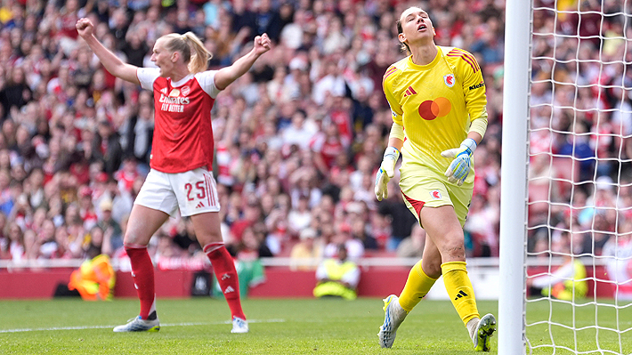 Los dos grandes errores de Christiane Endler en la derrota del Lyonnes ante Arsenal por las semis de la Champions femenina