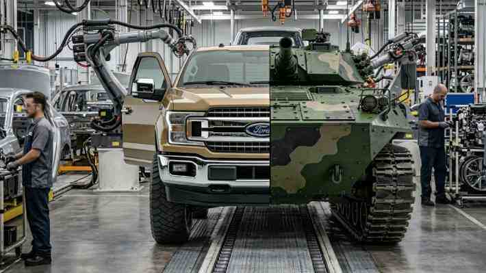 El Pentágono busca que los fabricantes de autos de EE.UU. potencien la producción de material bélico