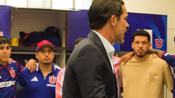 La U revela la potente arenga de Fernando Gago en el camarín de la U antes de ganar el clásico a la UC