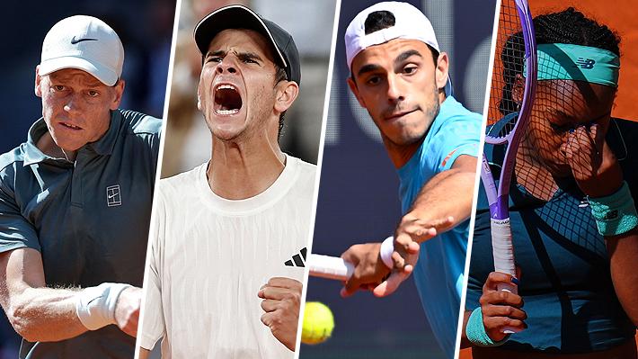 Sinner contra todos, Argentina tiene doble ilusión y hay sorpresas en la rama femenina: Cómo va el cuadro del Masters 1.000 de Madrid