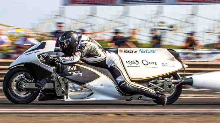 No usa bencina: Así es una de las motocicletas más rápidas del mundo impulsada por vapor