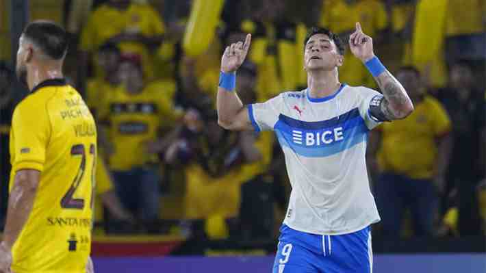 Mira los goles con que Católica derrotó a Barcelona por la Libertadores