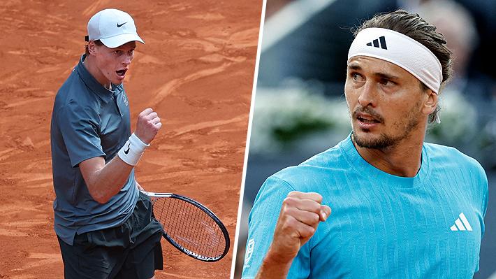 Jannik Sinner y Alexander Zverev llegan a la final del Masters 1.000 de Madrid: Cuándo se juega y los récords que logró el italiano